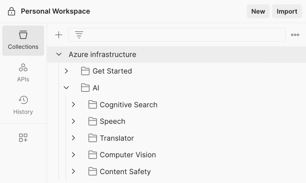 Test Azure REST APIs on Postman