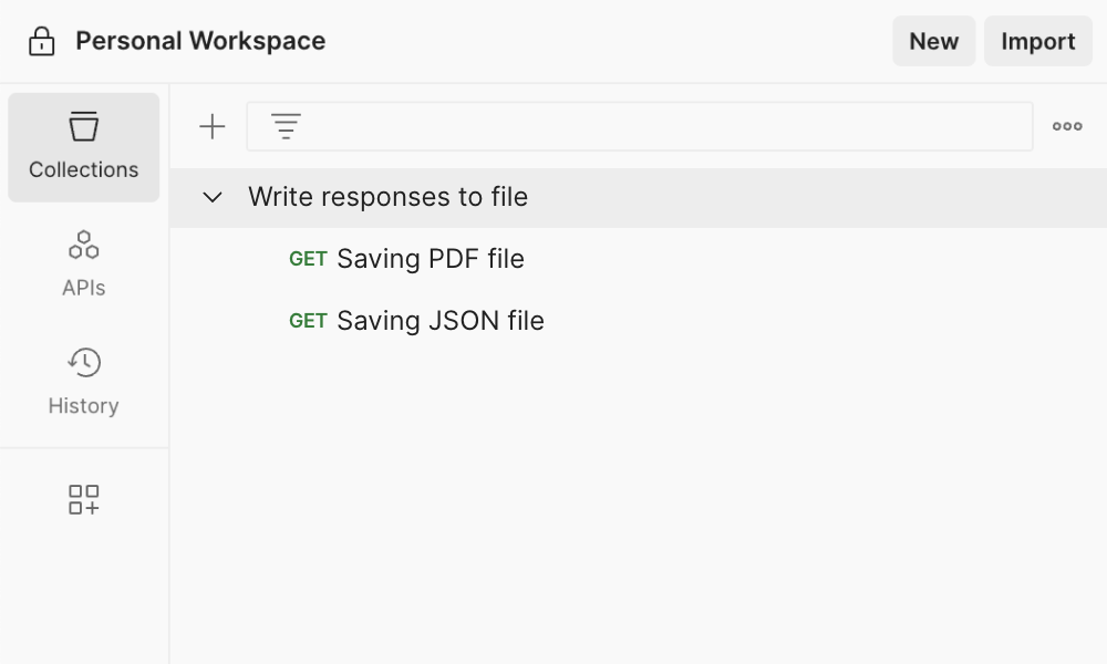 How to Write Responses to File Postman
